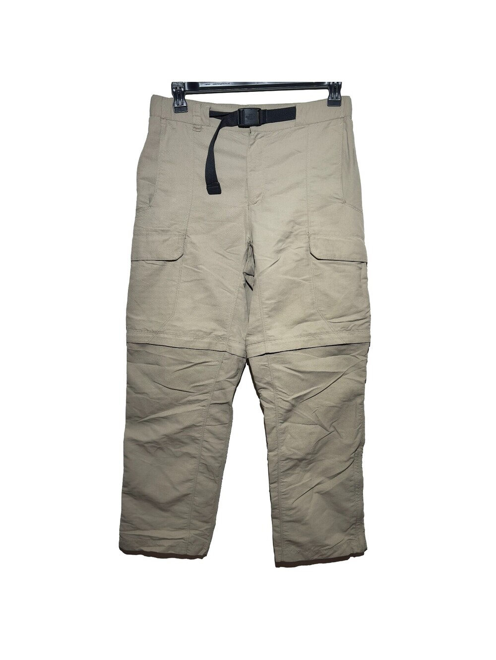 The North Face Men’s Zip Off Convertible Cargo Hiking Pants Khaki M (EUC)